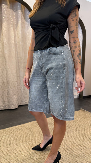 Bermuda Annarock full strass
