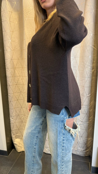 Cardigan Bottoni Kontatto