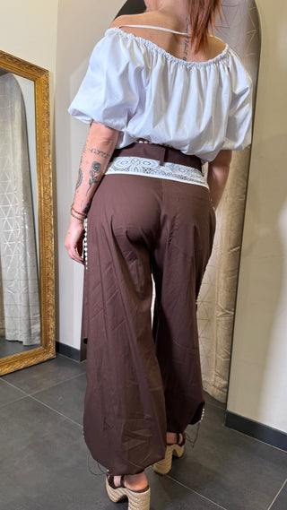 Pantalone dettaglio guêpière