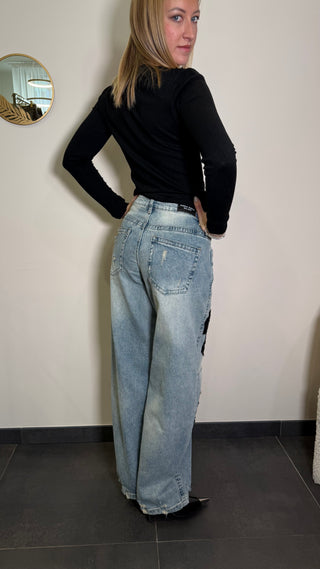 Jeans Annarock con applicazioni