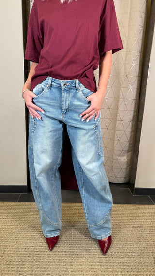 Jeans Annarock tasche laterali