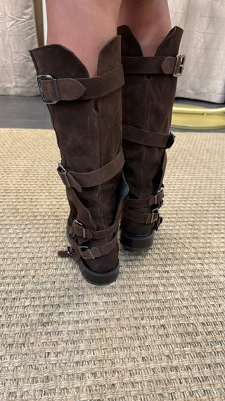 Biker scamosciato Divine Follie