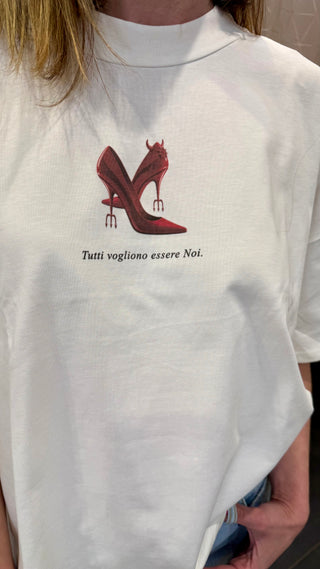T-shirt Diavolo Veste Prada Pinker