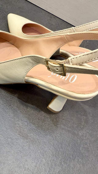 Slingback vera pelle Ovyé