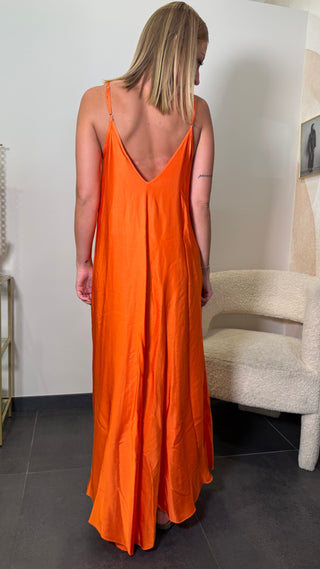 Abito satin Tensione in