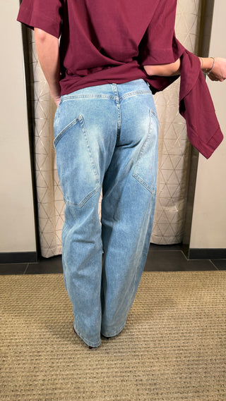 Jeans Annarock tasche laterali