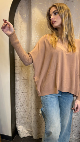 Maglia Scollo A Barca Over Kontatto