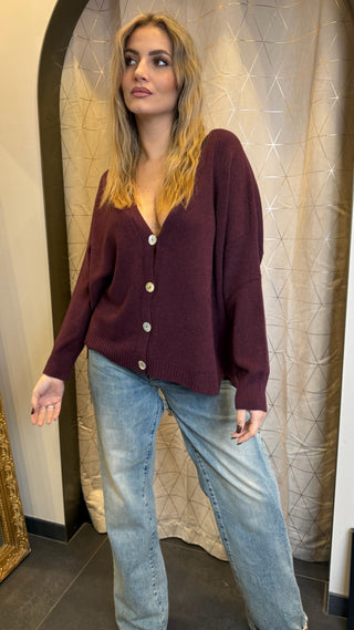 Cardigan Bottoni Kontatto