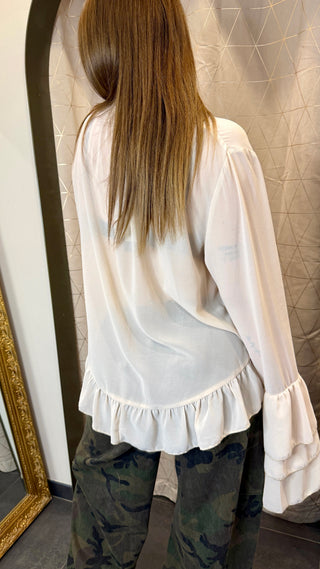 Camicia Rouches Anna Rock