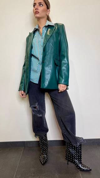 Blazer Ecopelle Bottiglia Haveone