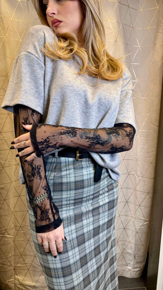 Maglia Manica Pizzo Dixie