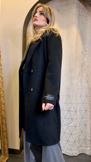 Cappotto in panno Haveone