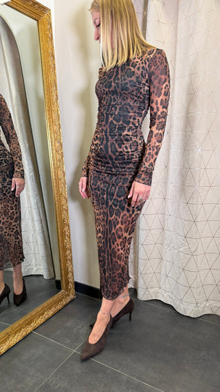 Abito Aniyeby stampa animalier