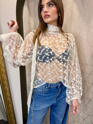 Camicia Flowers Anna Rock