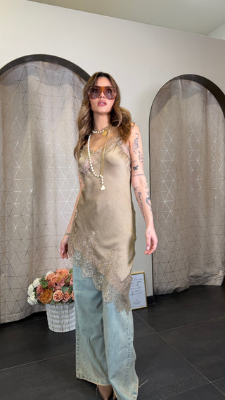 Slipdress Pizzo Philia Loft