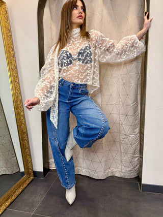 Jeans Moni Borchie Anna Rock