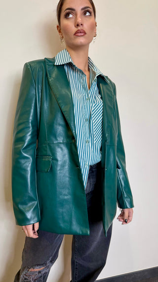 Blazer Ecopelle Bottiglia Haveone