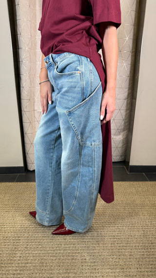 Jeans Annarock tasche laterali