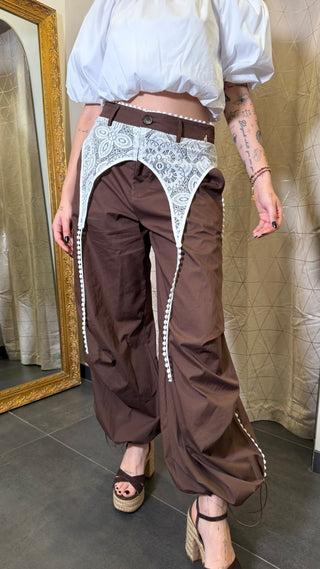 Pantalone dettaglio guêpière