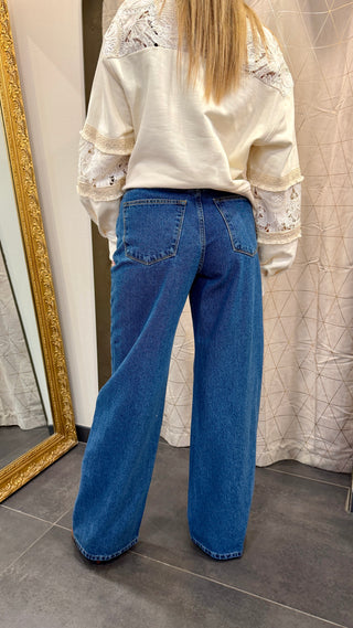Jeans Stone Wash Tensione In