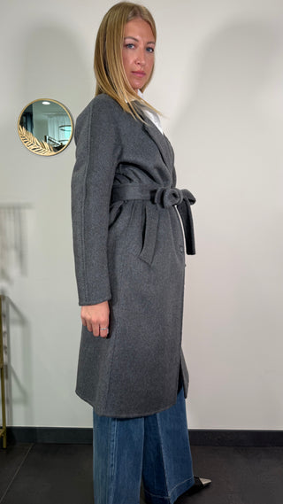 Cappotto Please con cintura