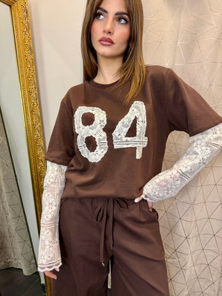 Maglia Maniche Pizzo Motel