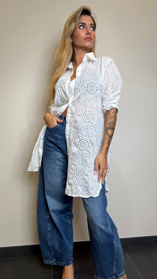 Camicione in sangallo