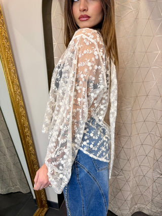 Camicia Flowers Anna Rock