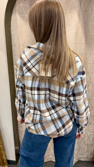 Camicia Check Tensione In