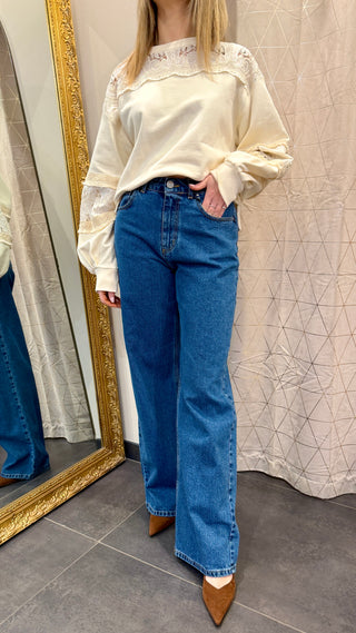 Jeans Stone Wash Tensione In