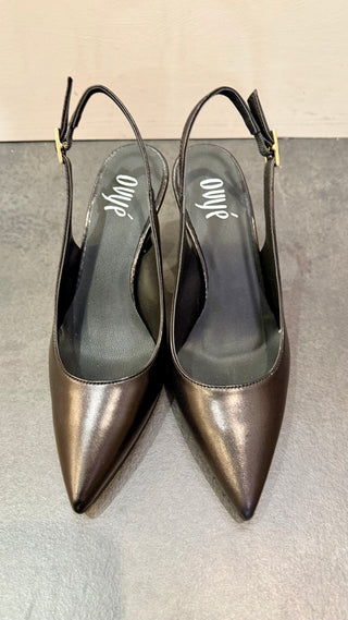 Slingback vera pelle Ovyé
