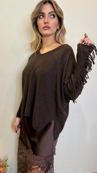 Maglia Crop Frange Kontatto