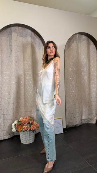 Slipdress Pizzo Philia Loft