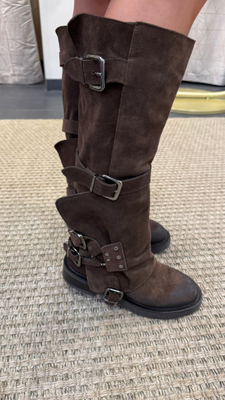Biker scamosciato Divine Follie