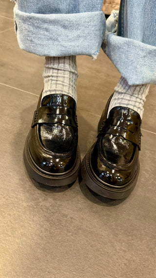 Mocassino in Vernice Ovyè