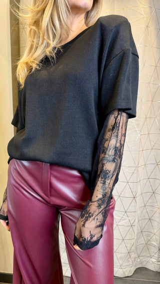 Maglia Manica Pizzo Dixie