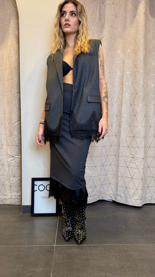 Gonna Matita Pizzo Souvenir