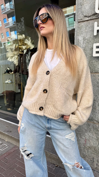 Cardigan Bottoni Haveone