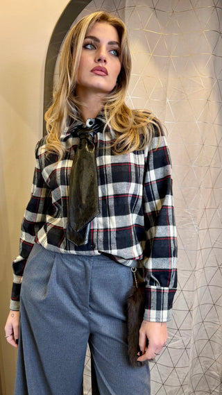 Camicia Check Cravatta Motel