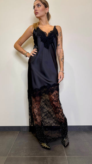 Abito Sottoveste Pizzo Motel