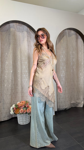 Slipdress Pizzo Philia Loft