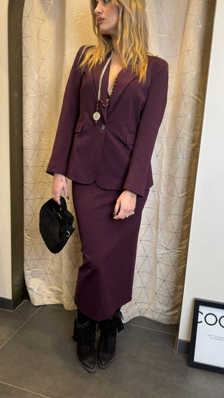 Blazer Punto Stoffa Tensione In