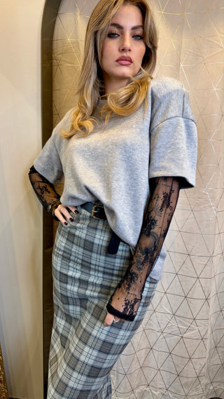 Maglia Manica Pizzo Dixie