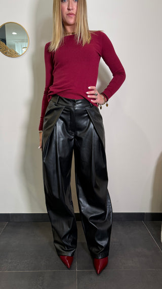 Pantalone ecopelle Annarock