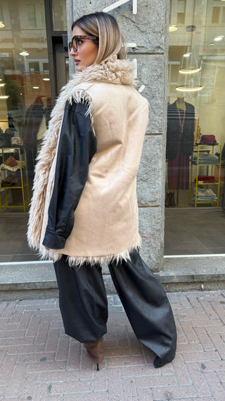 Gilet In Ecomongolia reversibile