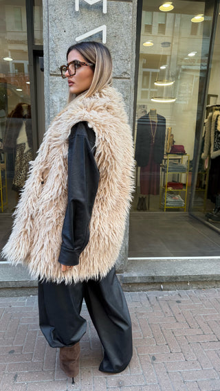 Gilet In Ecomongolia reversibile