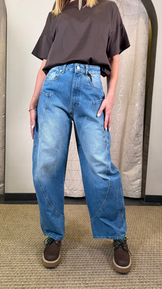 Jeans Haveone tasche laterali