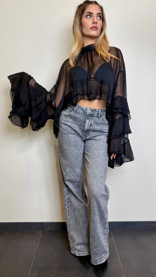 Blusa Dark Anna Rock