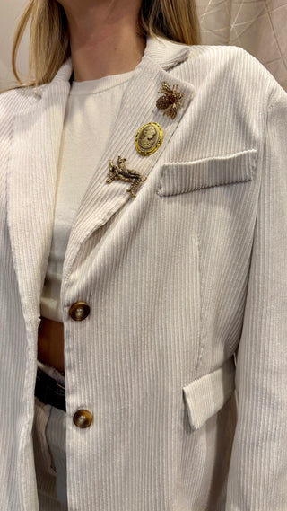 Blazer Velluto Spille Haveone