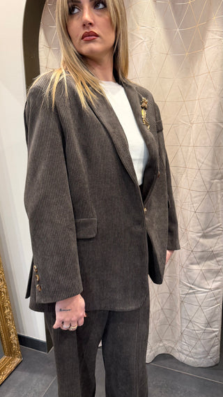 Blazer Velluto Spille Haveone